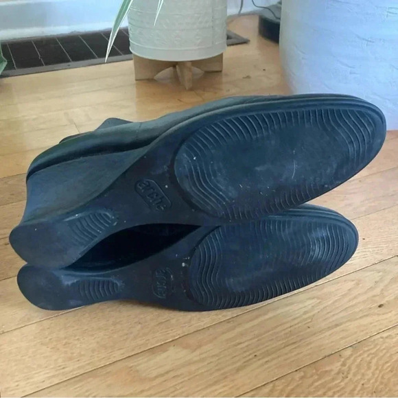 Arche black leather  wedge boots - Picture 3 of 4